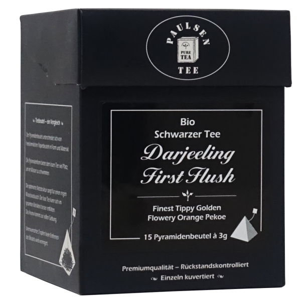Bio Darjeeling First Flush, schwarzer Tee